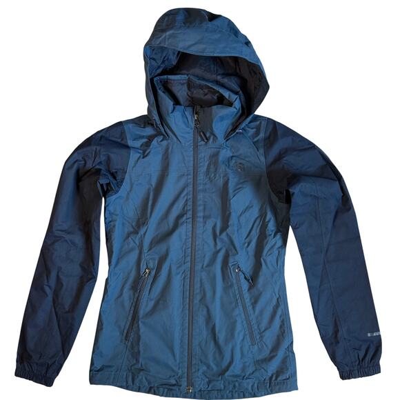 The North Face DryVent Hooded Windbreaker Jacket Women’s XS Blue - Picture 2 of 14